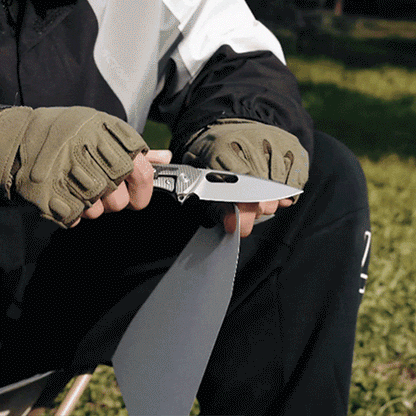 Titanium EDC Knife – Shadow Blade with M390 Steel Blade with Precision Engineering
