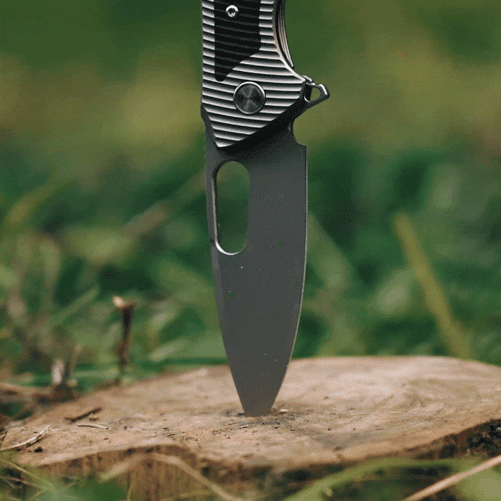 Titanium EDC Knife – Shadow Blade with M390 Steel Blade with Precision Engineering