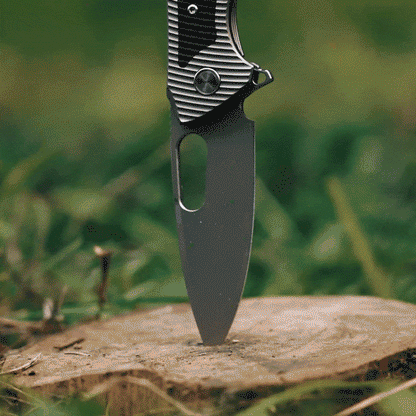 Titanium EDC Knife – Shadow Blade with M390 Steel Blade with Precision Engineering