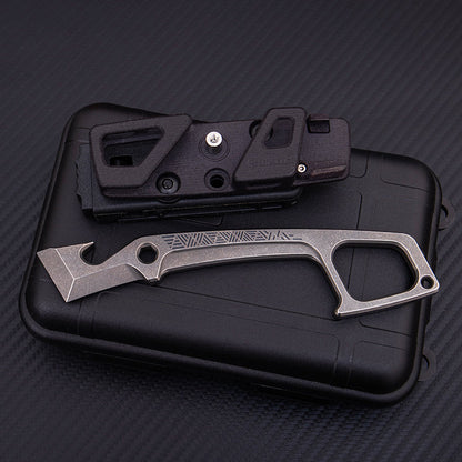 Titanium EDC Multi-Tool – Ironclad Pry - Bar with TC21 Alloy 7mm Thick