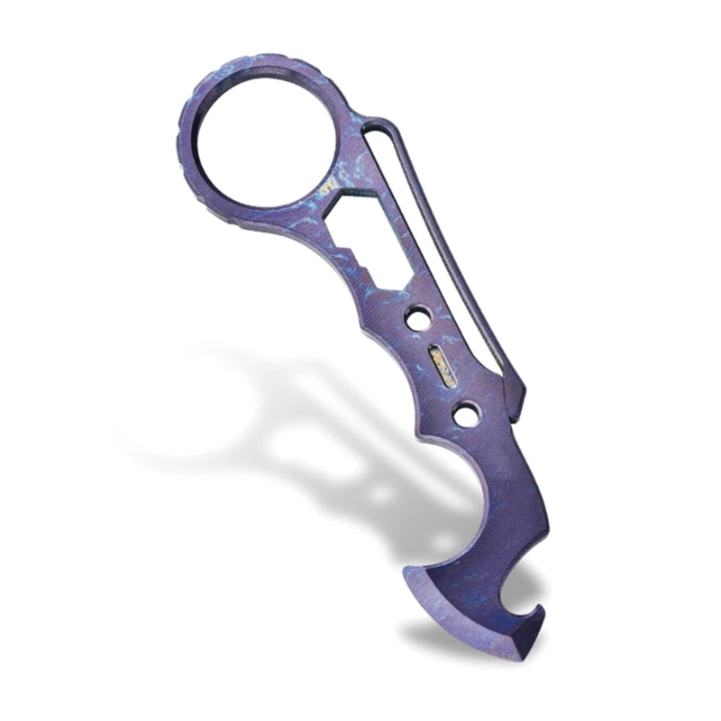 Titanium EDC Multi-Tool – TitanSpike - Card with Crowbar, Wrenches & Bottle Opener