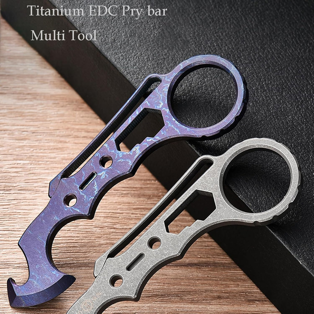 Titanium EDC Multi-Tool – TitanSpike - Card with Crowbar, Wrenches & Bottle Opener