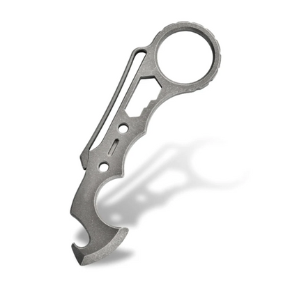Titanium EDC Multi-Tool – TitanSpike - Card with Crowbar, Wrenches & Bottle Opener
