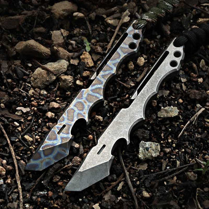 Titanium EDC Pry Bar – Mini with Multi-Function Tool Bottle Opener & Self-Defense Carry