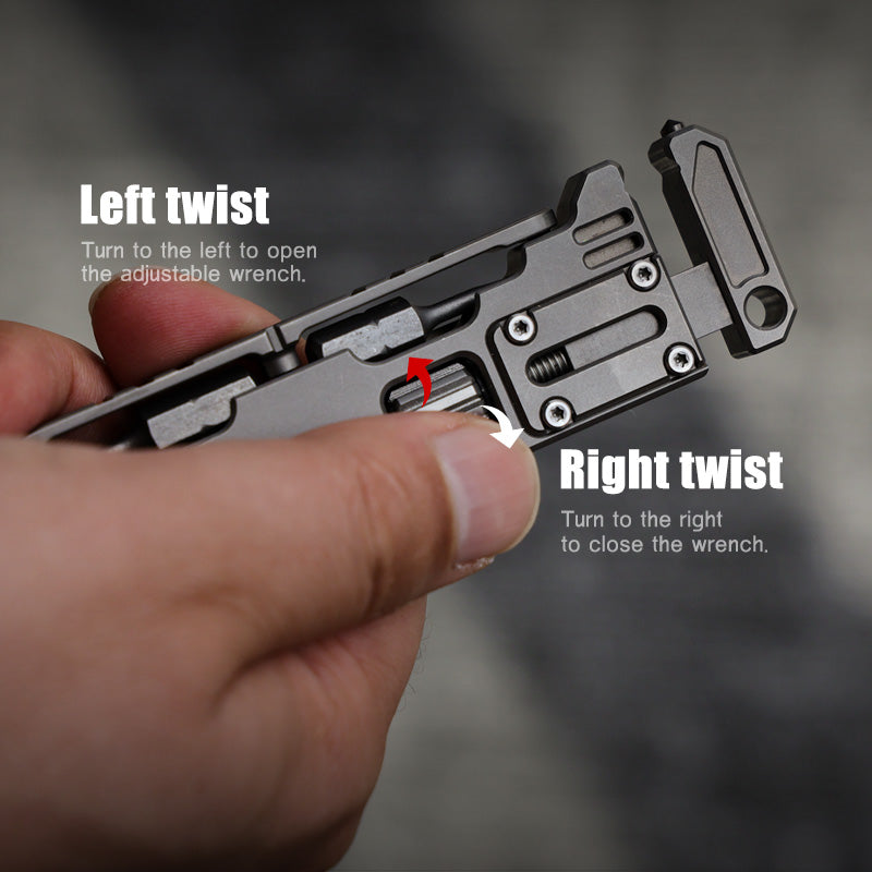 Titanium EDC Pry Bar – PryMax 2.0 All-in-1 Multi-Function with GR5