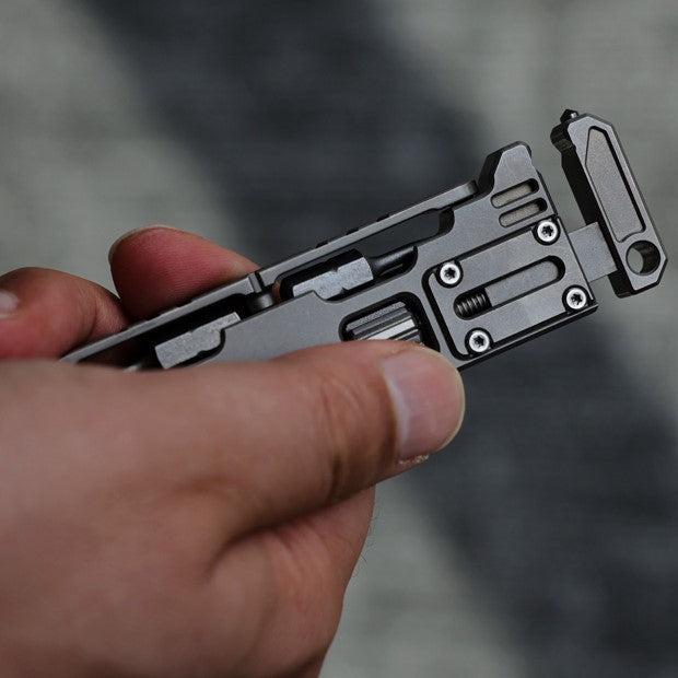Titanium EDC Pry Bar – PryMax 2.0 All-in-1 Multi-Function with GR5