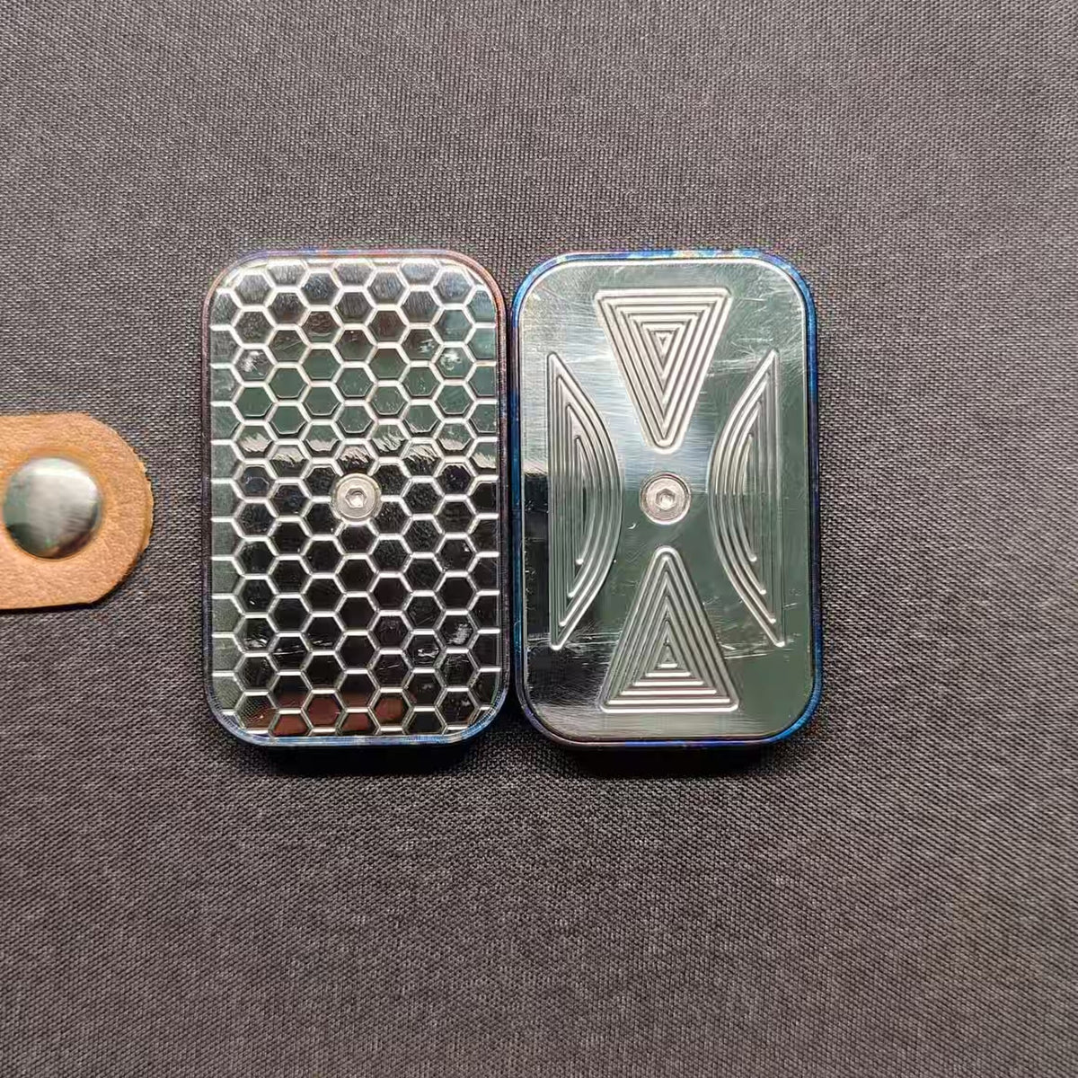 Titanium Fidget Slider – Infinite Position Vibration Feedback