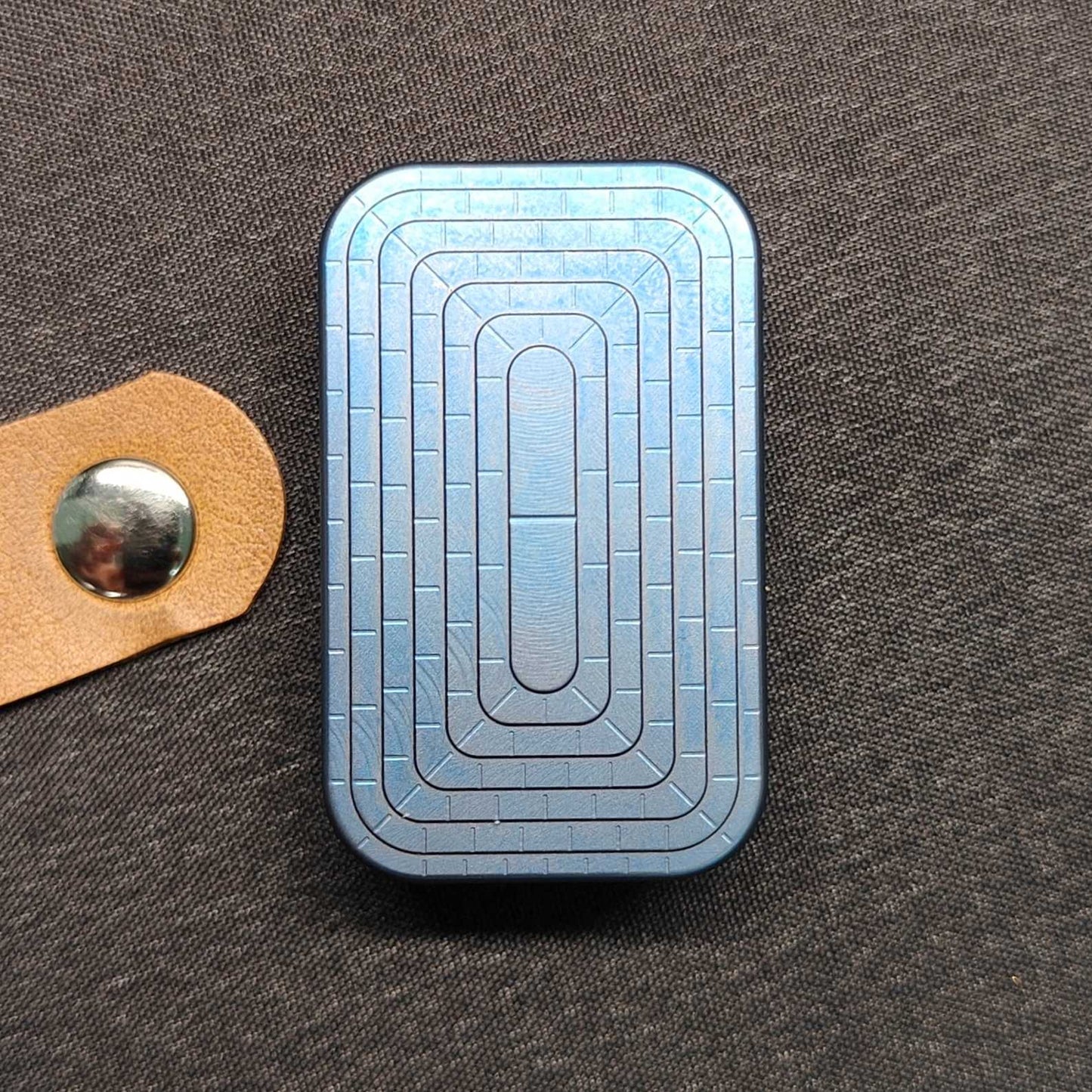 Titanium Fidget Slider – Z2 Infinite Position with Vibration EDC