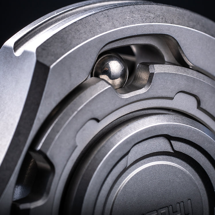 Titanium Fidget Spinner – Compound Gyro with Multi-Axis Linkage Modular EDC Stress Relief