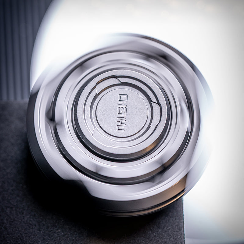 Titanium Fidget Spinner – Compound Gyro with Multi-Axis Linkage Modular EDC Stress Relief