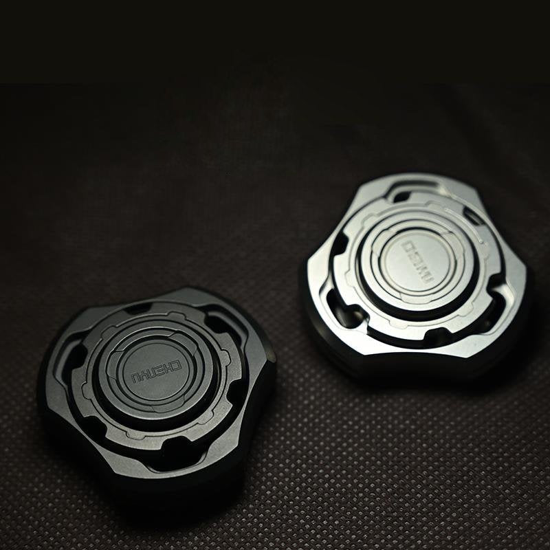 Titanium Fidget Spinner – Compound Gyro with Multi-Axis Linkage Modular EDC Stress Relief
