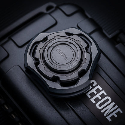 Titanium Fidget Spinner – Compound Gyro with Multi-Axis Linkage Modular EDC Stress Relief