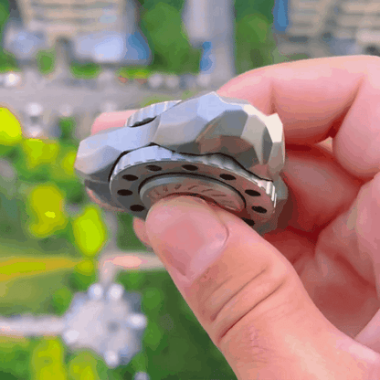 Titanium Fidget Spinner – Melody Twister with Dual-Axis Design