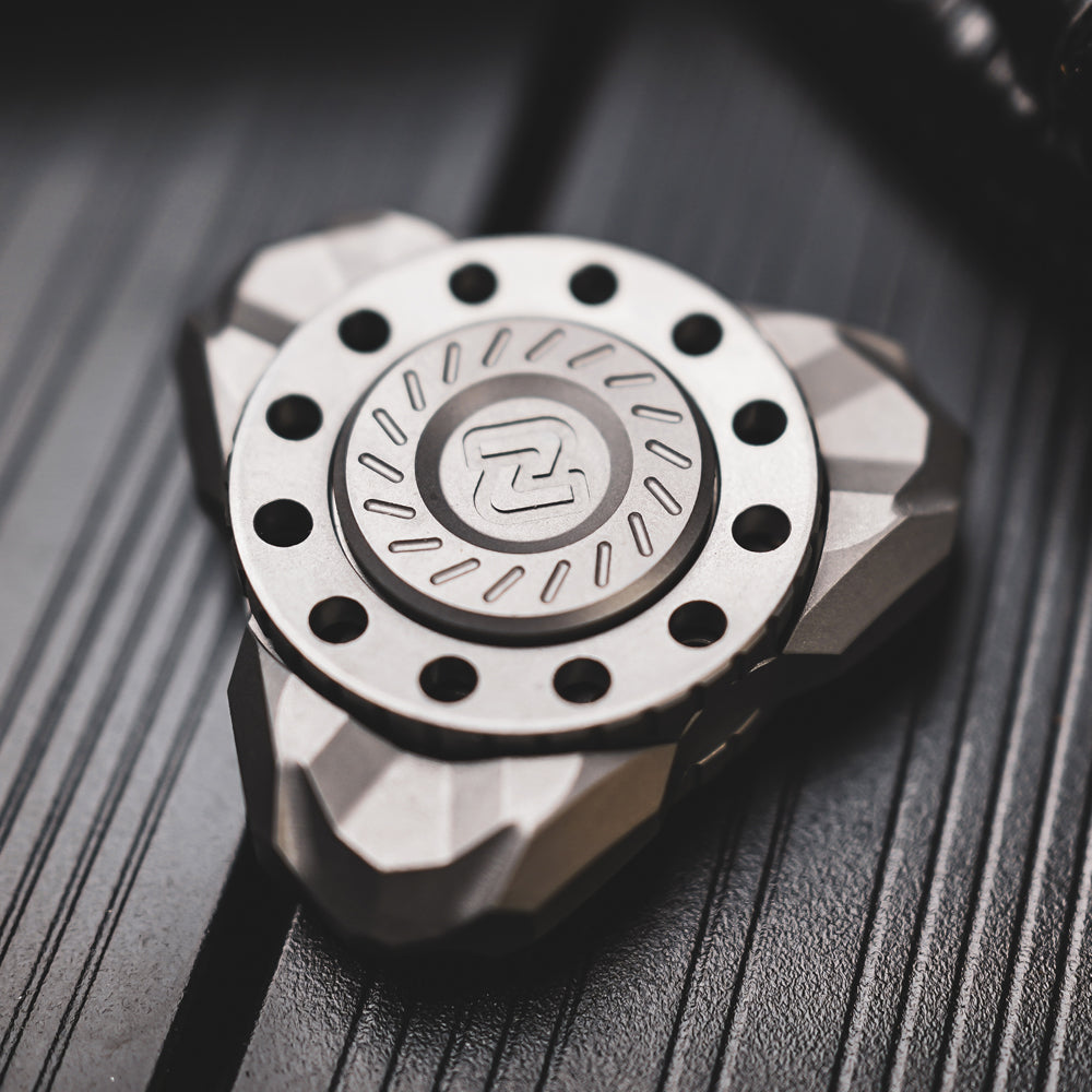 Titanium Fidget Spinner – Melody Twister with Dual-Axis Design