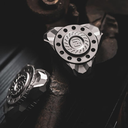 Titanium Fidget Spinner – Melody Twister with Dual-Axis Design