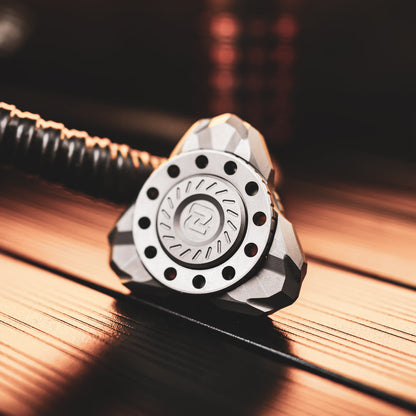 Titanium Fidget Spinner – Melody Twister with Dual-Axis Design