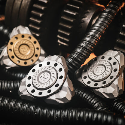 Titanium Fidget Spinner – Melody Twister with Dual-Axis Design