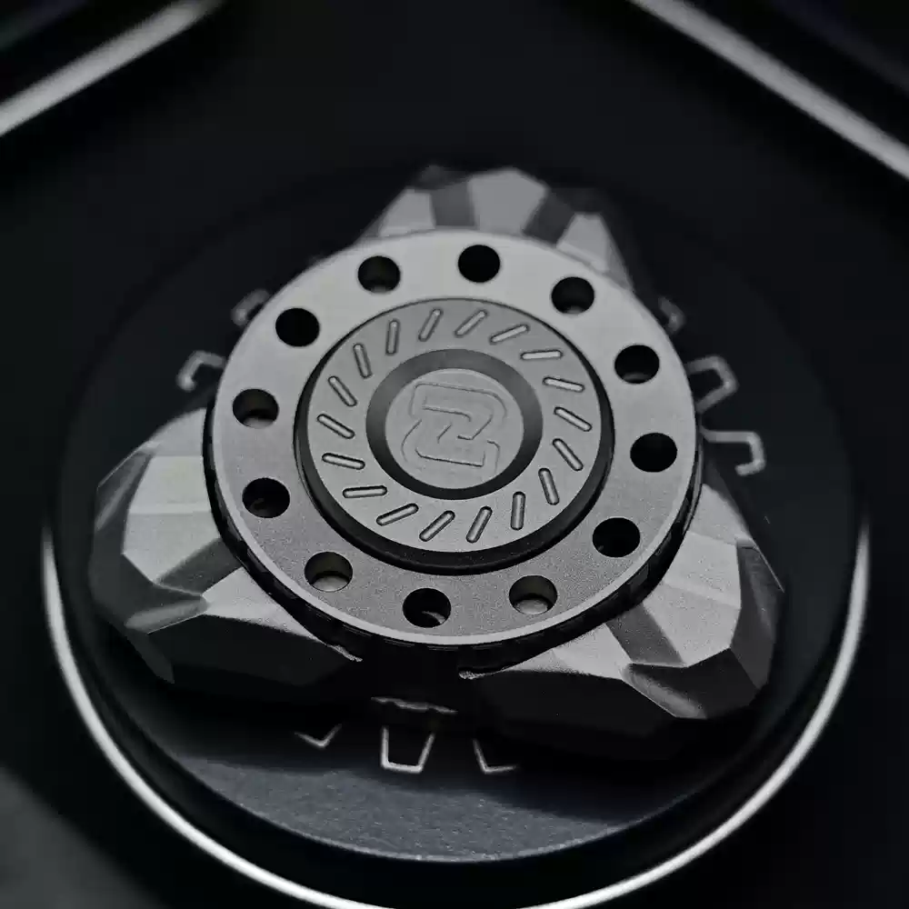 Titanium Fidget Spinner – Melody Twister with Dual-Axis Design