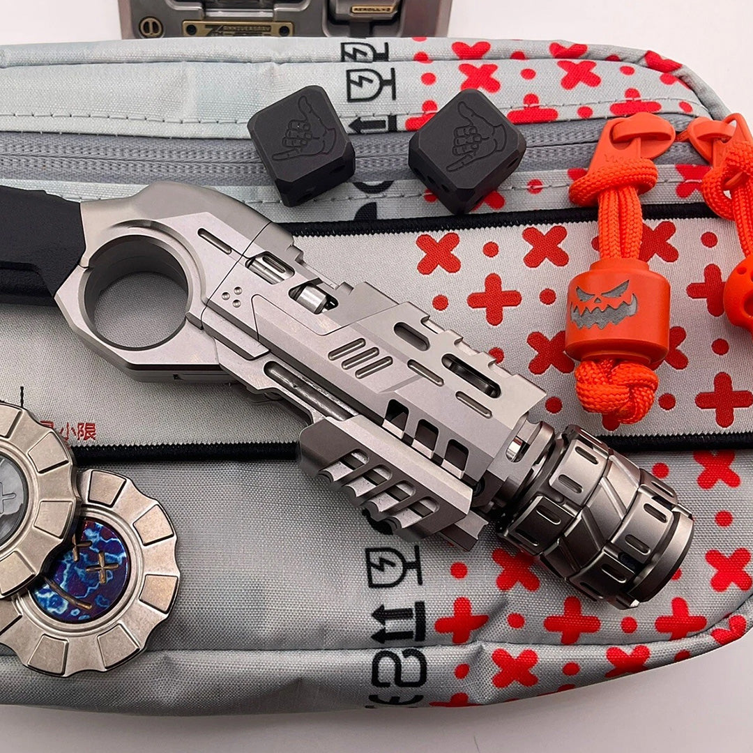 Titanium Fidget Spinner – Punnk by GoBiggeR with Authentic & Zirconium Modular