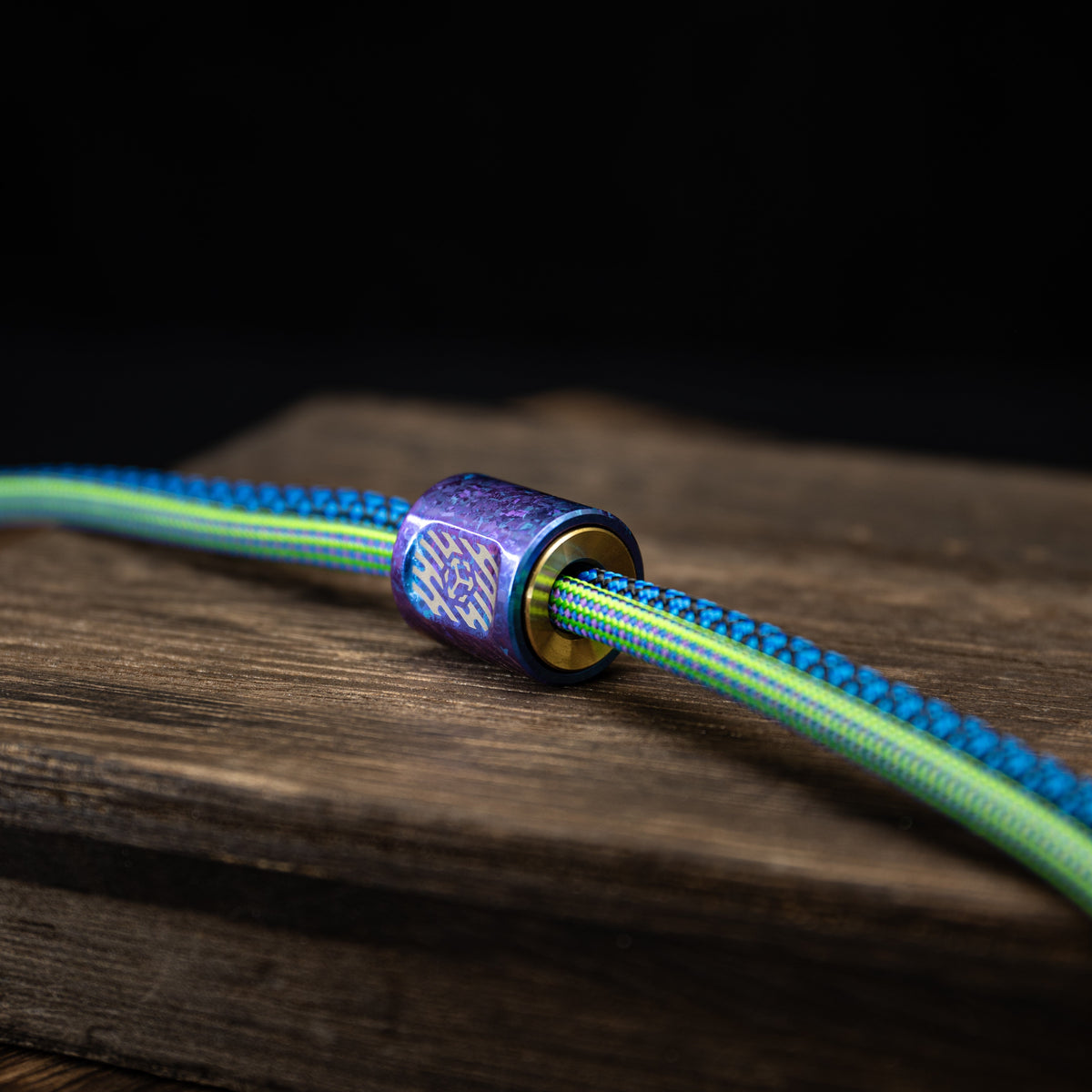 Titanium Fidget Spinner – SpinCore Pendant with EDC Stress Relief Necklace