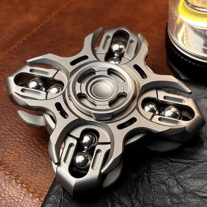 Titanium Fidget Spinner – Tri-Layer Oracle with & Steel EDC for Desk Breaks, Collecting