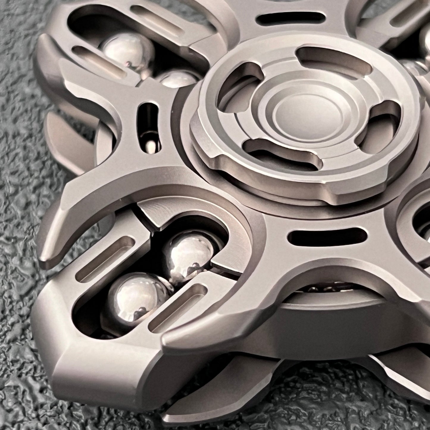 Titanium Fidget Spinner – Tuning Fork Linkage for Desk Breaks, Collecting, And Tactile