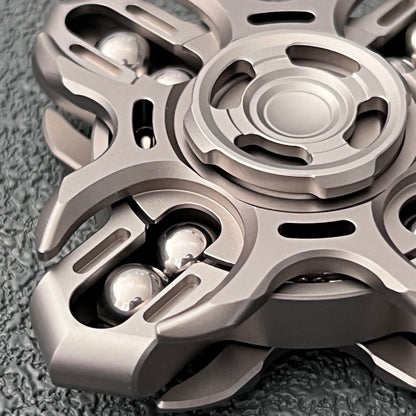 Titanium Fidget Spinner – Tuning Fork Linkage for Desk Breaks, Collecting, And Tactile