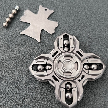 Titanium Fidget Spinner – Tuning Fork Linkage for Desk Breaks, Collecting, And Tactile
