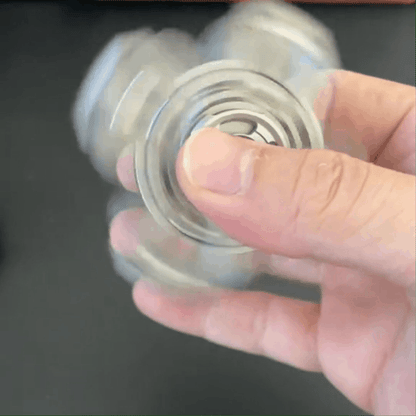 Titanium Fidget Spinner – Tuning Fork Linkage for Desk Breaks, Collecting, And Tactile