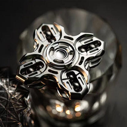 Titanium Fidget Spinner – Tuning Fork Linkage for Desk Breaks, Collecting, And Tactile