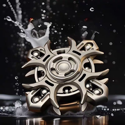 Titanium Fidget Spinner – Tuning Fork Linkage for Desk Breaks, Collecting, And Tactile