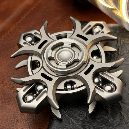Titanium Fidget Spinner – Tuning Fork Linkage for Desk Breaks, Collecting, And Tactile