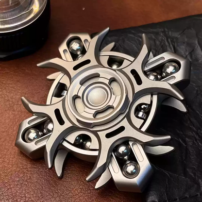Titanium Fidget Spinner – Tuning Fork Linkage for Desk Breaks, Collecting, And Tactile