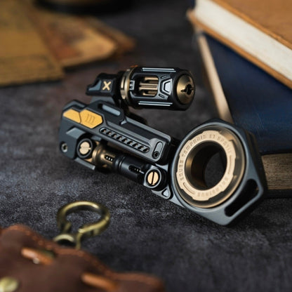 Titanium Fidget Toy – Time-Space Knight with Full Alloy Multi-Function Mecha