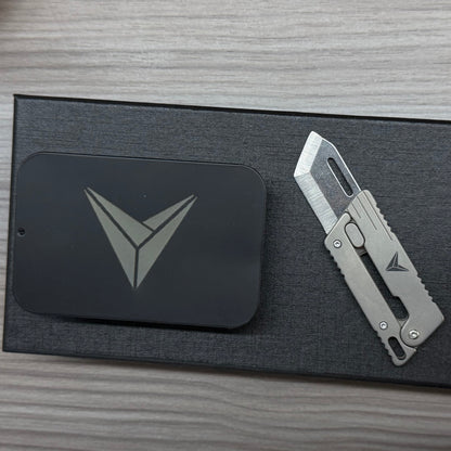 Titanium Fidget Toy – VOLOS Flick Ninja Gravity Knife with Alloy EDC Blade