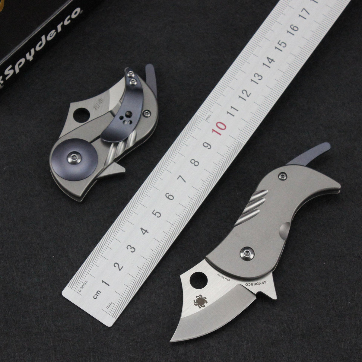 Titanium Folding Knife – Bitelock Mini EDC with 9Cr18MoV Steel & TC4