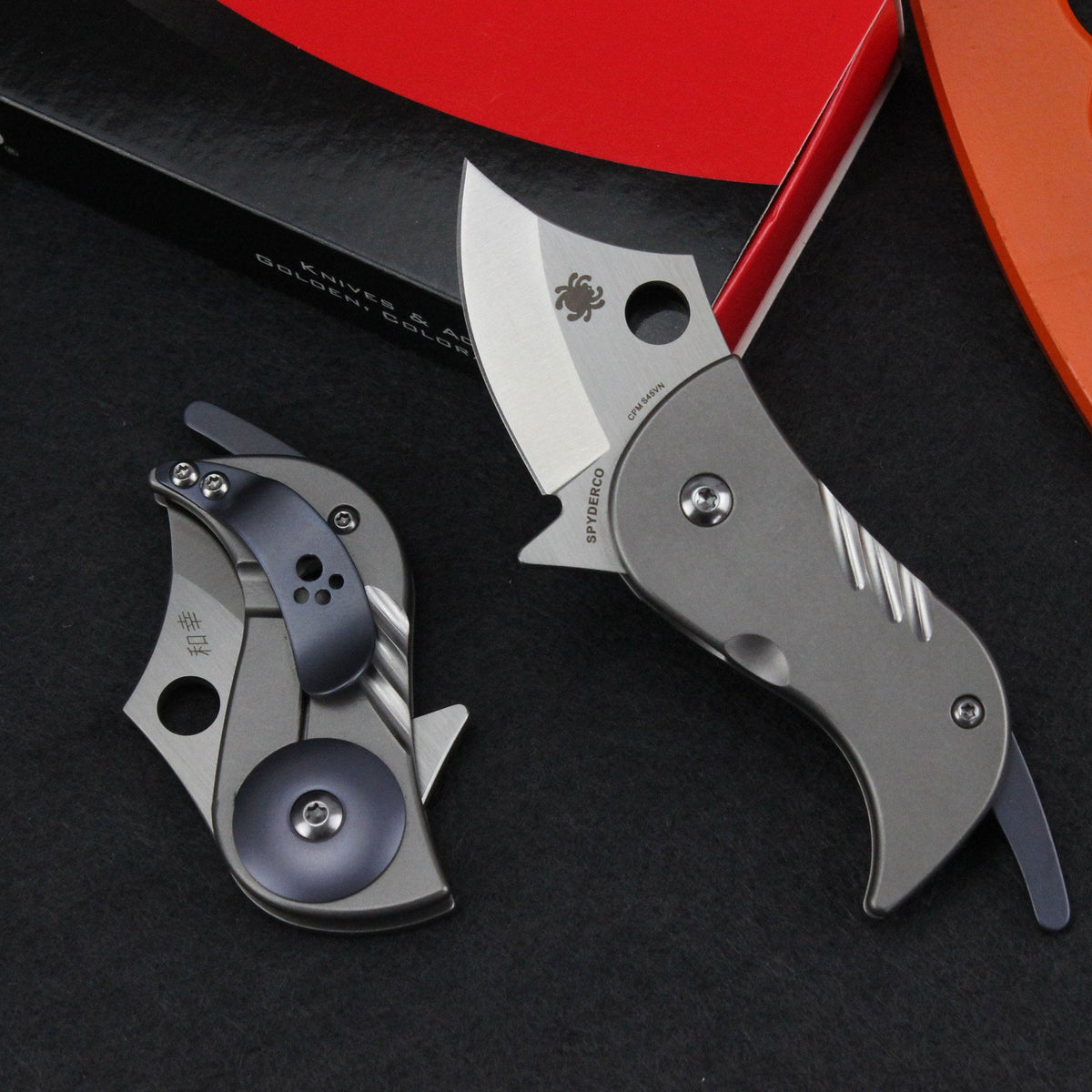 Titanium Folding Knife – Bitelock Mini EDC with 9Cr18MoV Steel & TC4