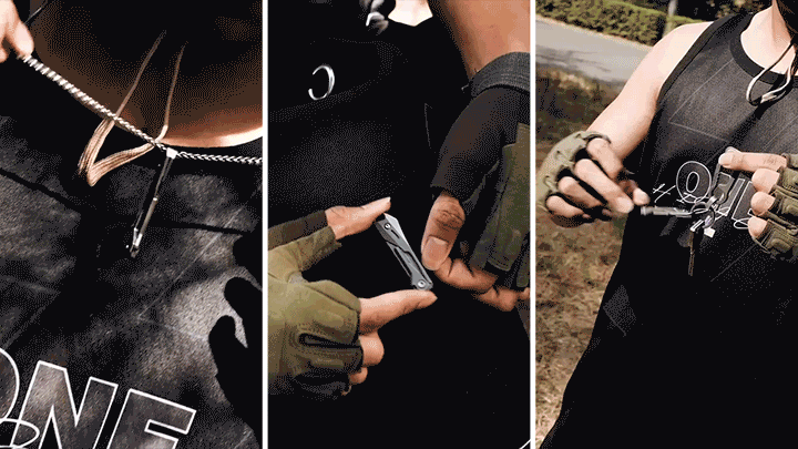 Titanium Folding Knife – Scalpel GR5 Micro Replaceable Blade EDC TSA Compliant Travel