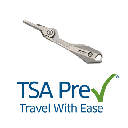 Titanium Folding Knife – Scalpel GR5 Micro Replaceable Blade EDC TSA Compliant Travel
