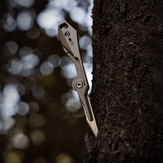 Titanium Folding Knife – Scalpel GR5 Micro Replaceable Blade EDC TSA Compliant Travel