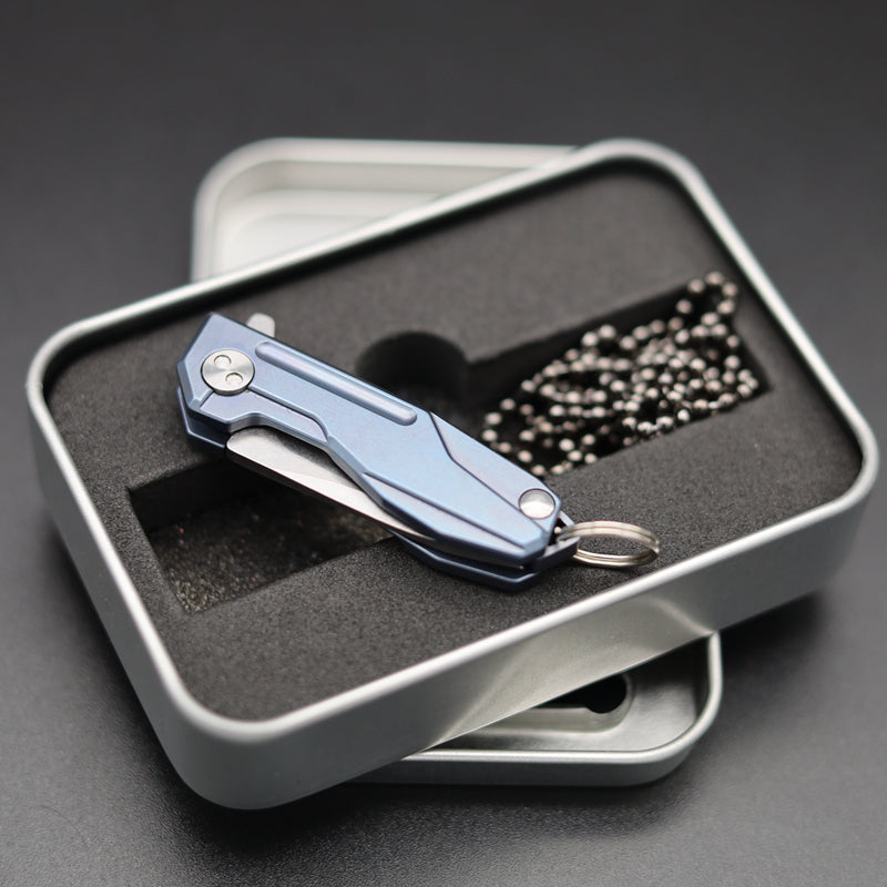 Titanium Folding Knife – Talon-X Speedster with Ultra-Portable Keychain EDC
