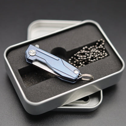 Titanium Folding Knife – Talon-X Speedster with Ultra-Portable Keychain EDC