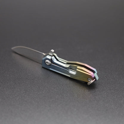 Titanium Folding Knife – Talon-X Speedster with Ultra-Portable Keychain EDC