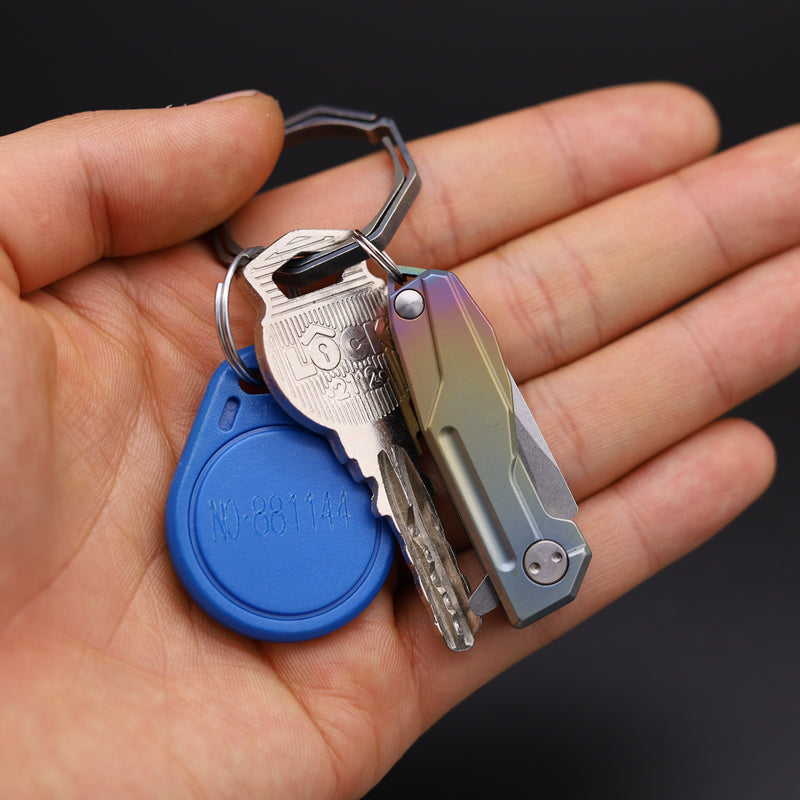 Titanium Folding Knife – Talon-X Speedster with Ultra-Portable Keychain EDC