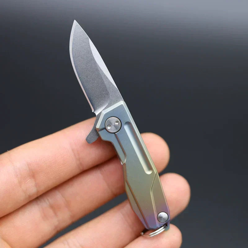 Titanium Folding Knife – Talon-X Speedster with Ultra-Portable Keychain EDC