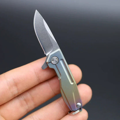 Titanium Folding Knife – Talon-X Speedster with Ultra-Portable Keychain EDC
