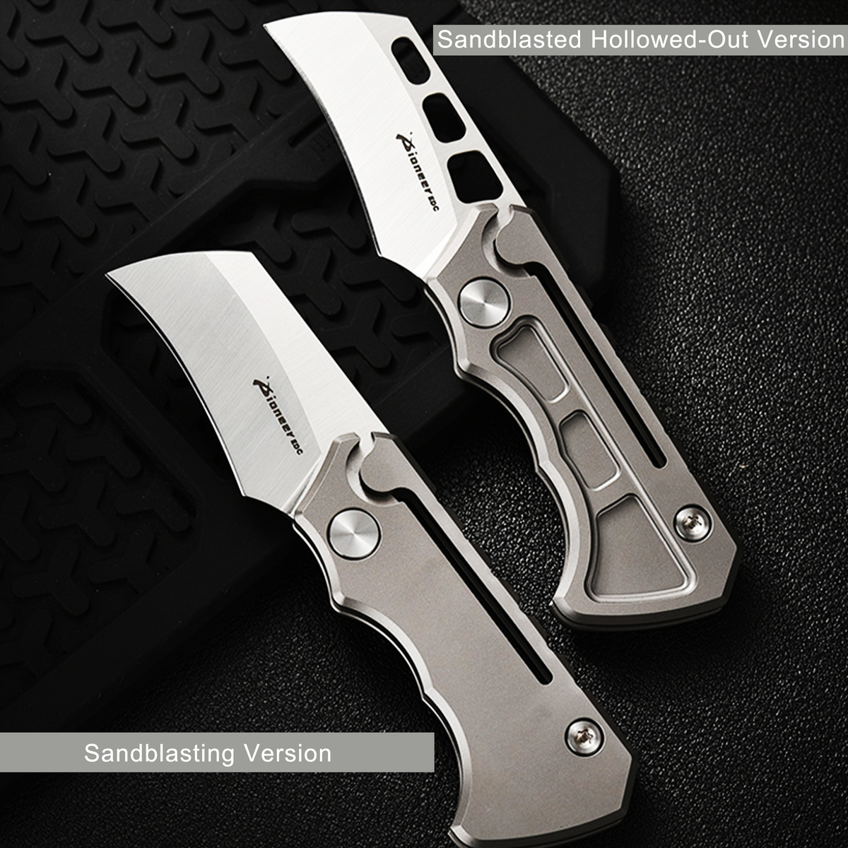 Titanium Folding Knife – Titan Claw Mini EDC with 14C28N Steel & GR5 Handle