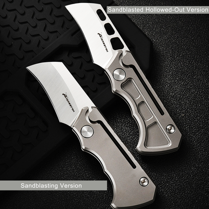 Titanium Folding Knife – Titan Claw Mini EDC with 14C28N Steel & GR5 Handle