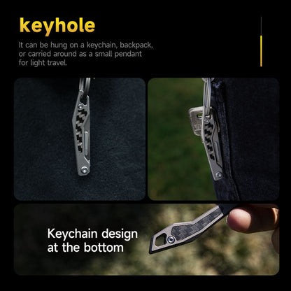 Titanium Folding Knife – WaspArmor Blade Micro Scalpel with Surgical Blade EDC Keychain