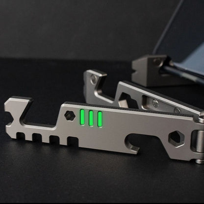 Titanium Folding Phone Stand – AceStand Foldable EDC with Multi-Functional Portable